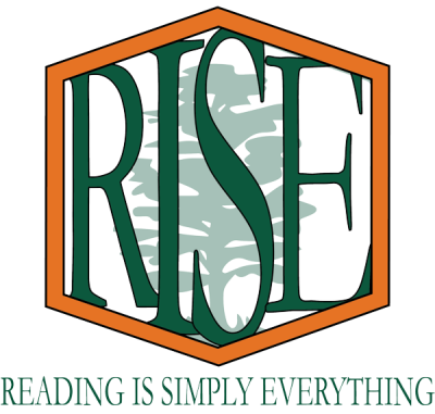 RISE: Reading is Simply Everything logo