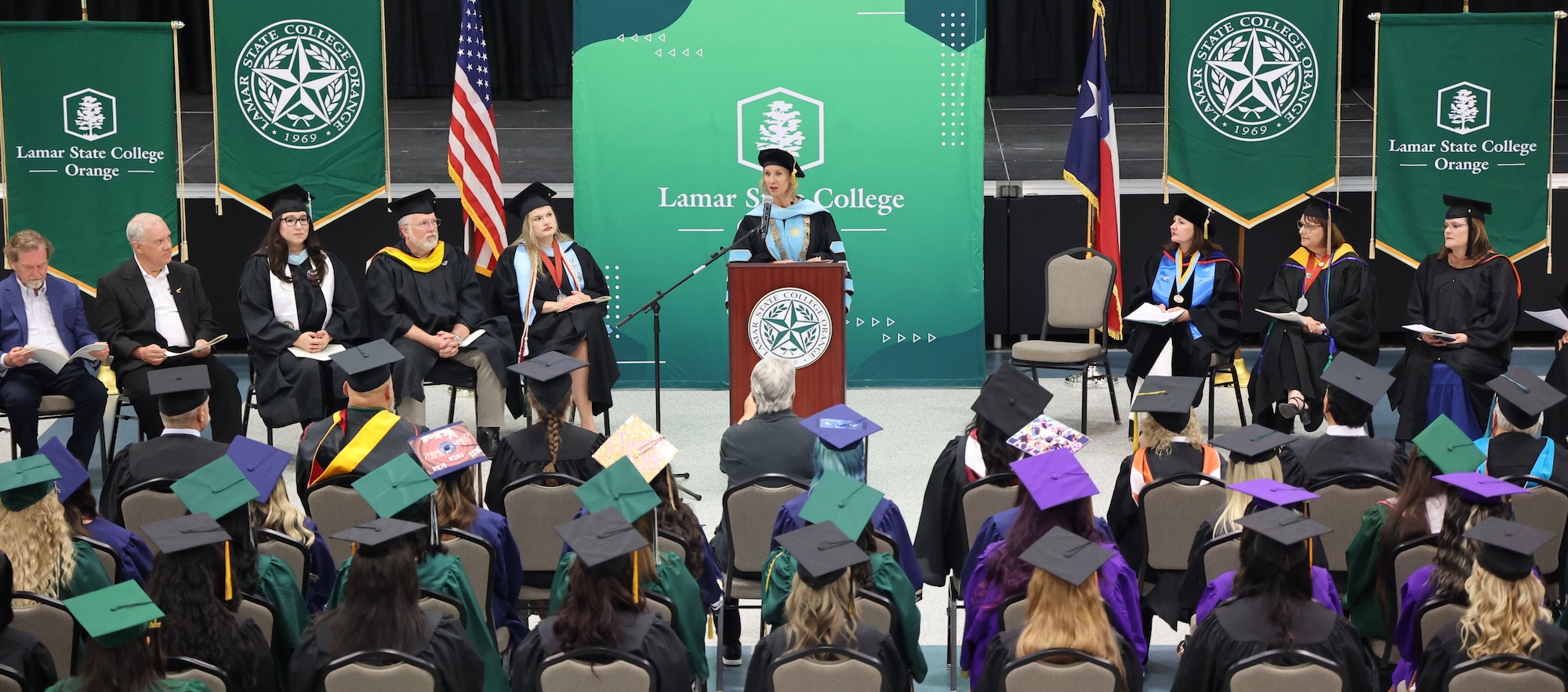 Graduates at Livingston Commencement
