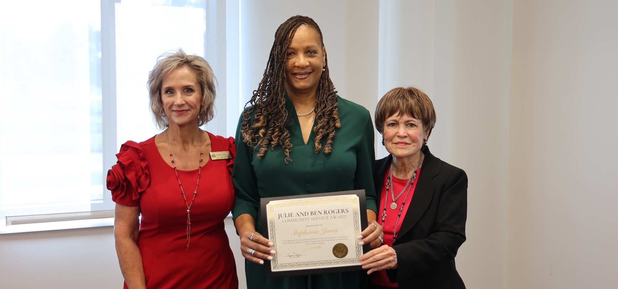 Stephanie Jones, Regina Rogers and Wendy Elmore