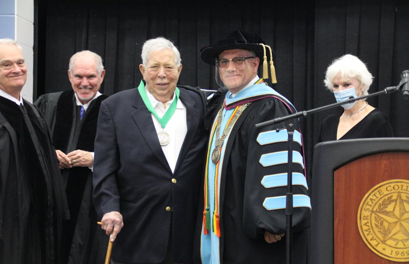 Carl Parker receives honorary degree
