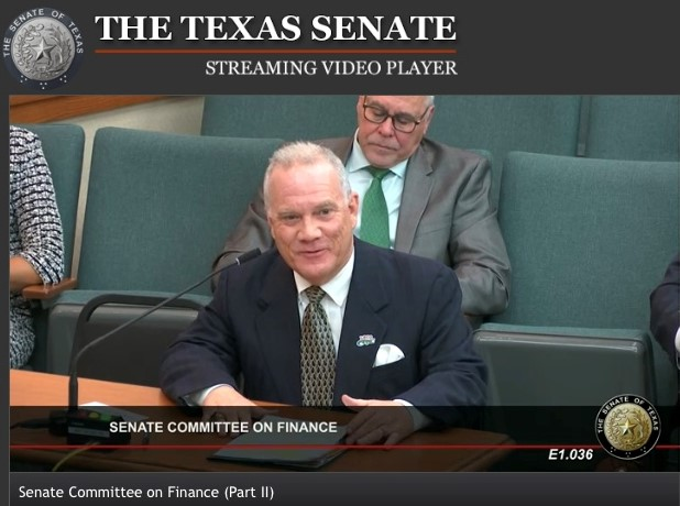 Dr. Johnson Testifies to Senate Finance Committee