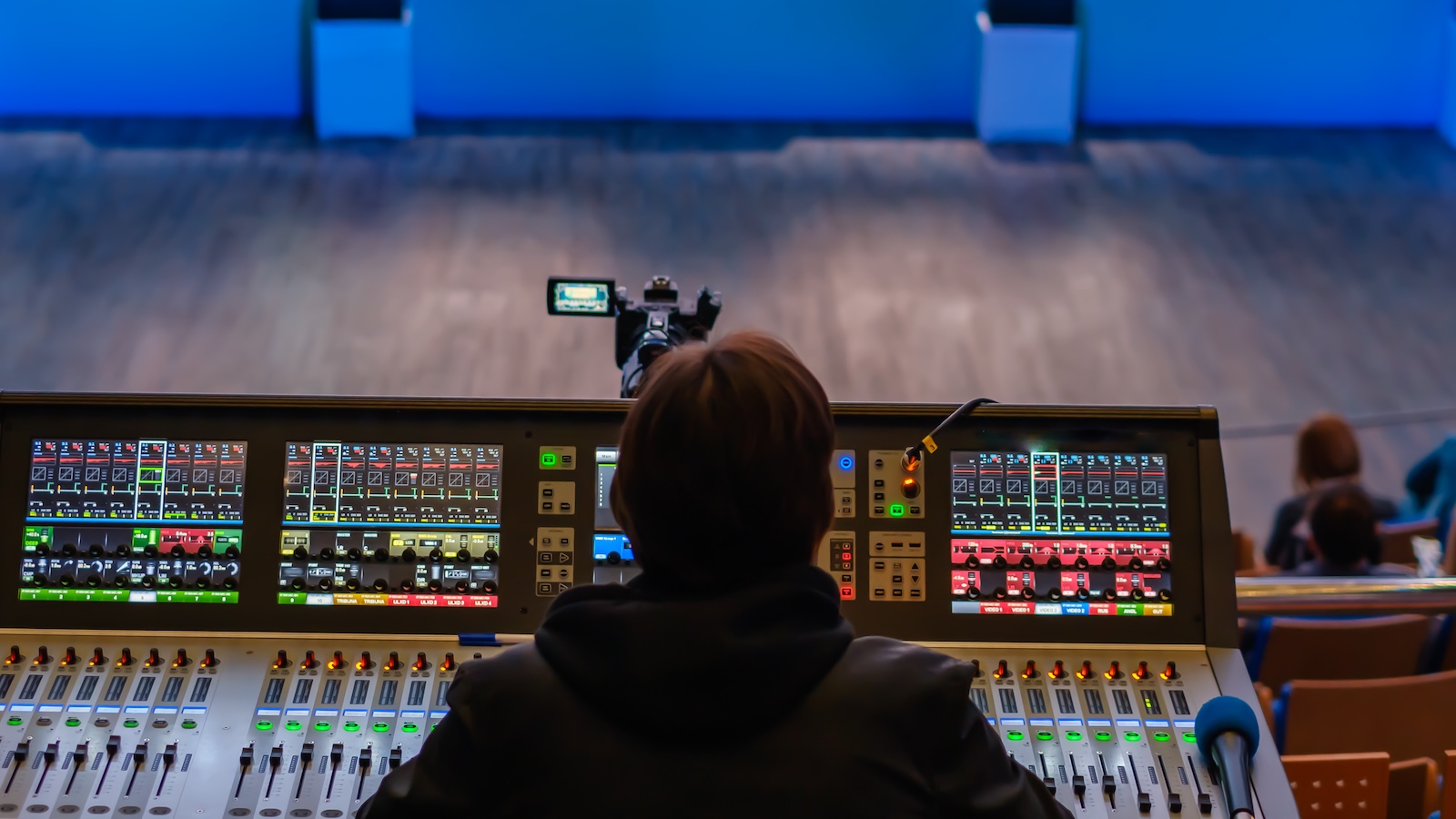 AV Tech worker
